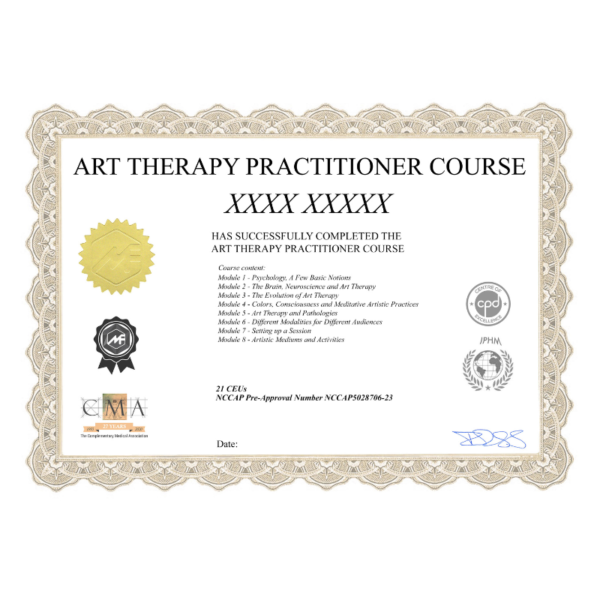 PML Art therapy certificate