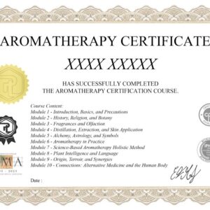 Coupon: Official Certificate Aromatherapy